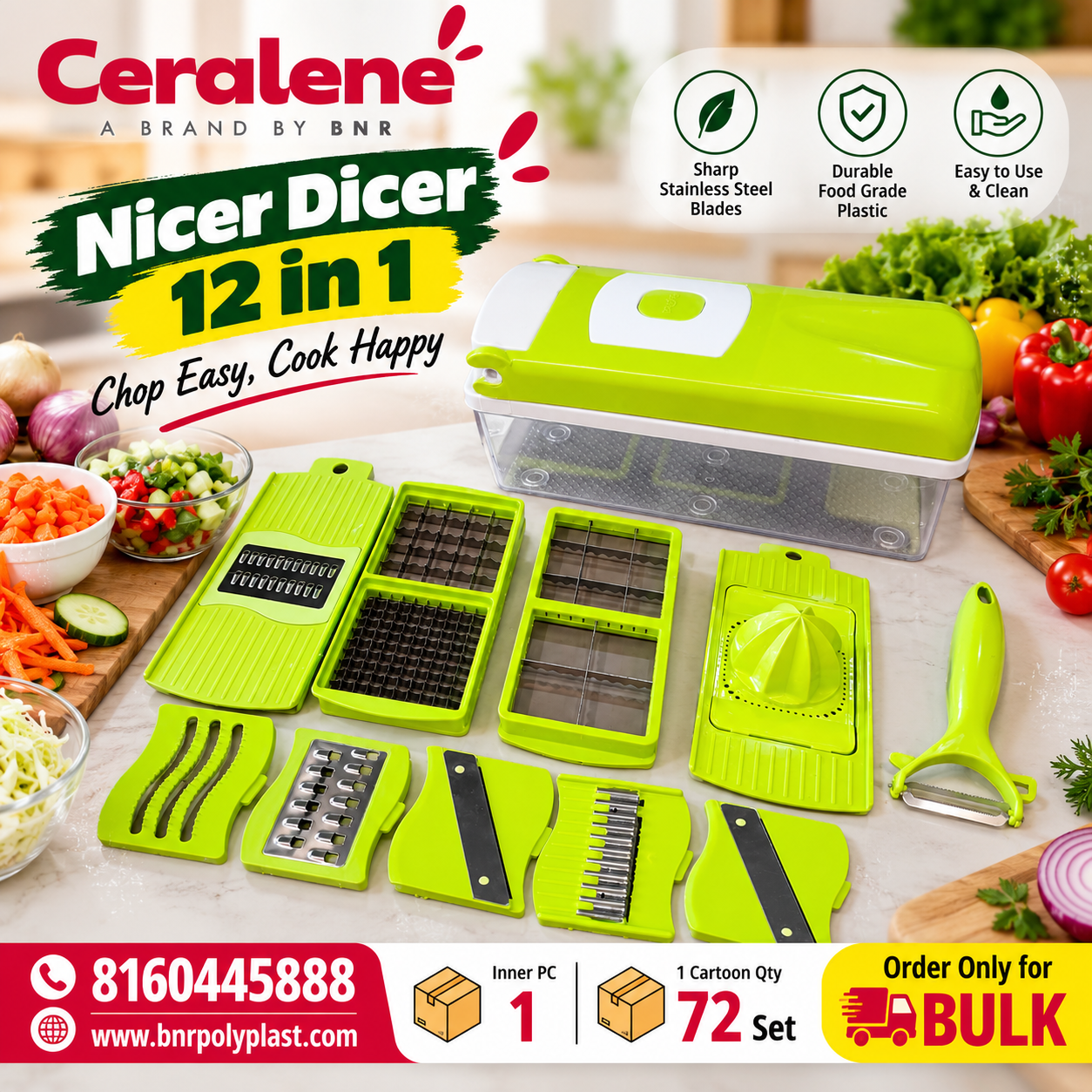 12 in 1 Nicer Dicer
