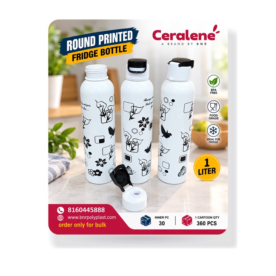 Round Printed fridge Bottel 
