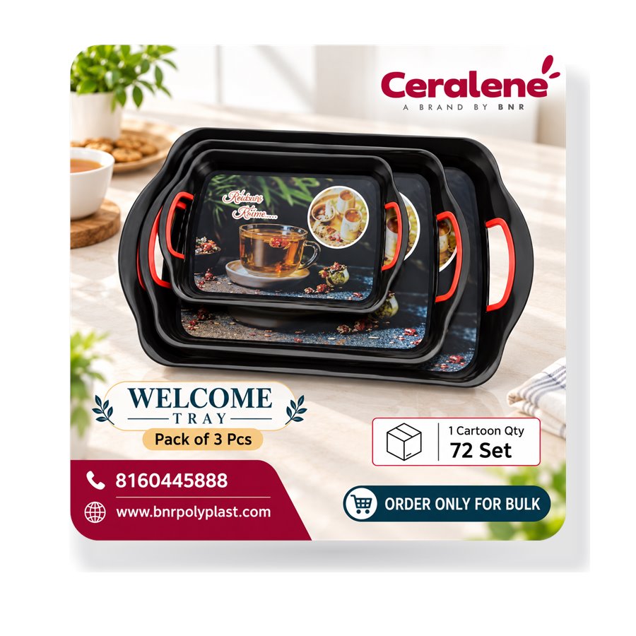 Welcome Tray (color-black