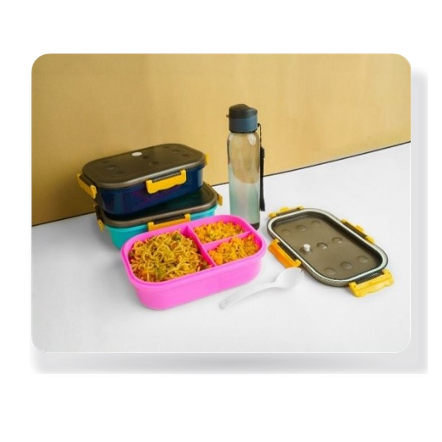 Antique Lunch Box With Bttel